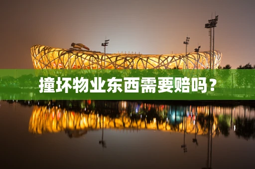 撞坏物业东西需要赔吗？