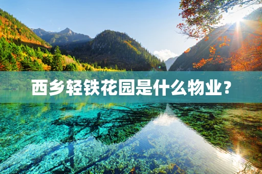 西乡轻铁花园是什么物业？