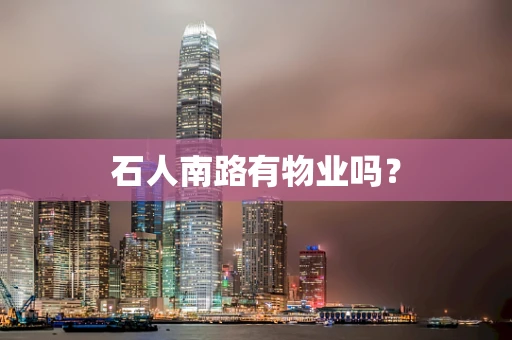 石人南路有物业吗？