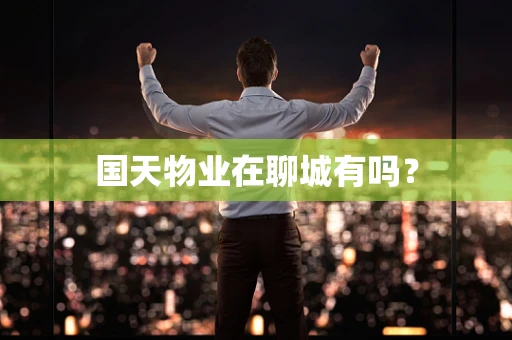 国天物业在聊城有吗？