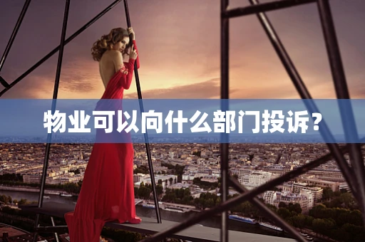 物业可以向什么部门投诉？