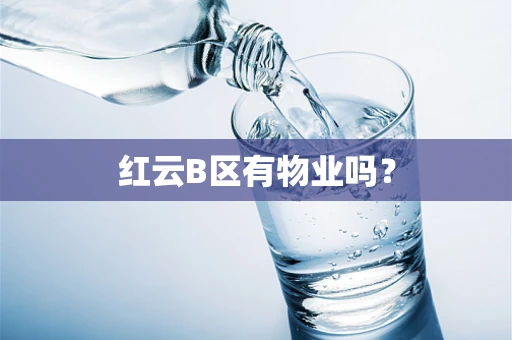 红云B区有物业吗？