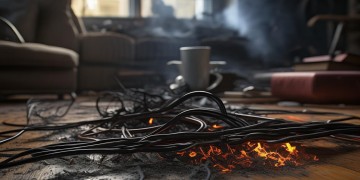 家里电线烧了要找物业吗？