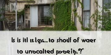 空置物业停水合法吗？