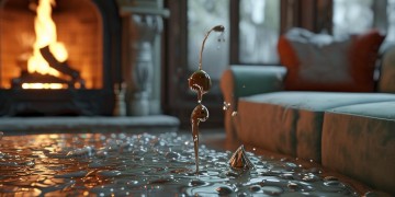 家里暖气漏水属于物业负责范围吗？