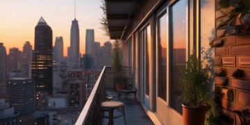 天台是找物业租吗？