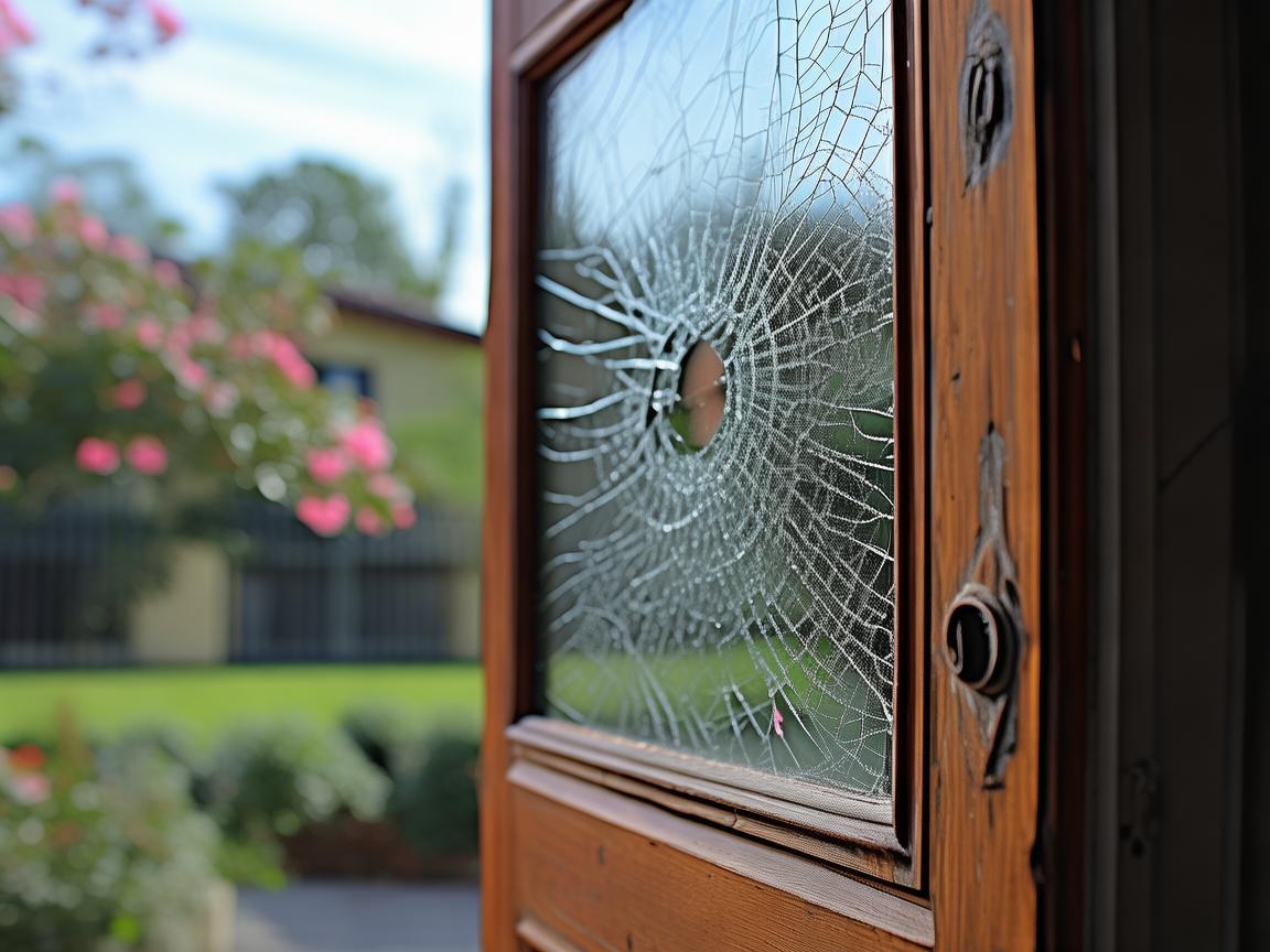 门玻璃坏了物业管吗？